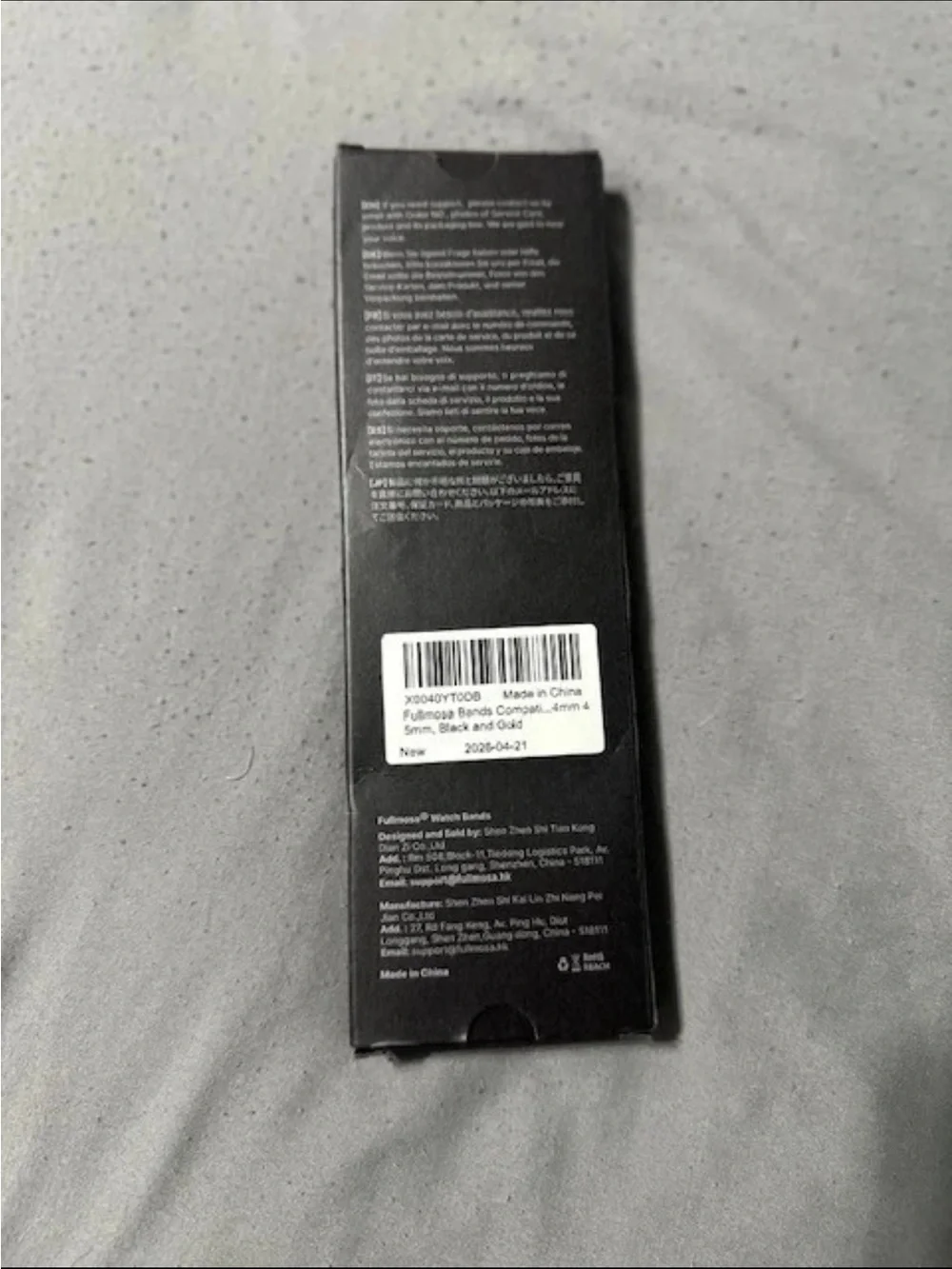 Black Wearable Wristband Clip Kit